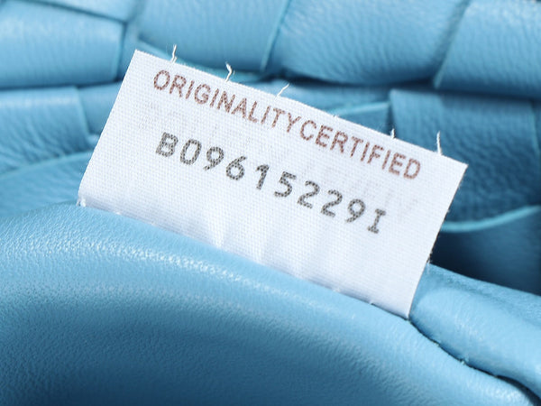 bv teen jodie 36cm pelle di agnello blu oceano