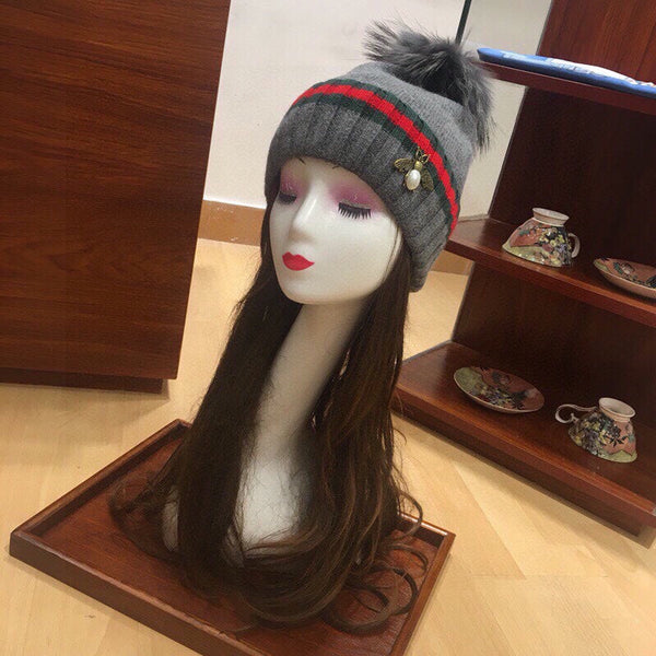 SET SCIARPA E CAPPELLO IN LANA E CASHMERE GRIGIO SQUALO 945024