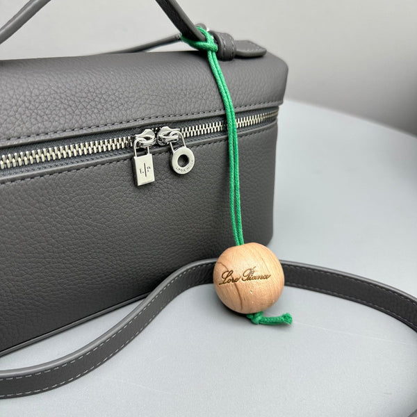 Borsa in pelle di mucca grigia Extra Pocket L19