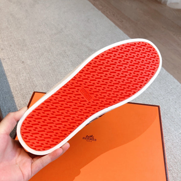 SNEAKER HM BOOMERANG IN PELLE DI VITELLO NERA