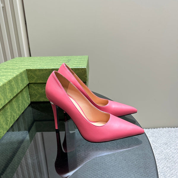 GG 105 BASIC HIGH HEEL HOT PINK LAMBSKIN