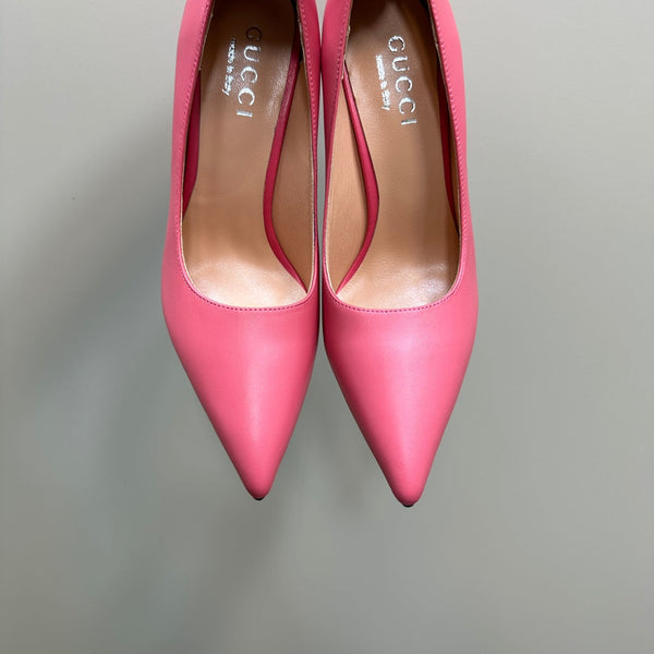 GG 105 BASIC HIGH HEEL HOT PINK LAMBSKIN