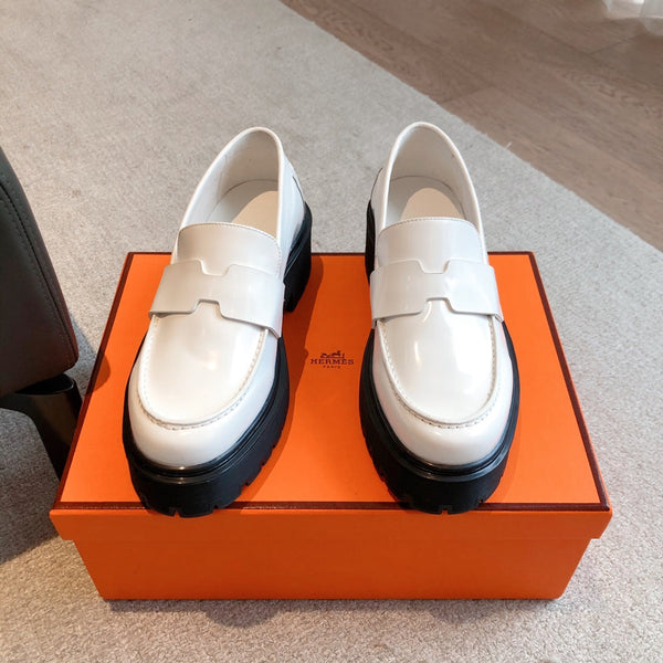HM HITCH LOAFER WHITE CALFSKIN