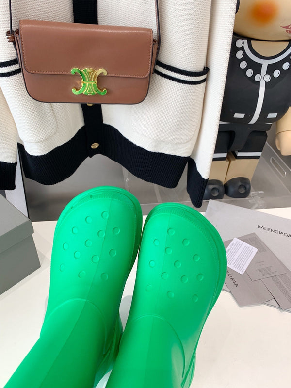 STIVALI CROCS IN GOMMA VERDE