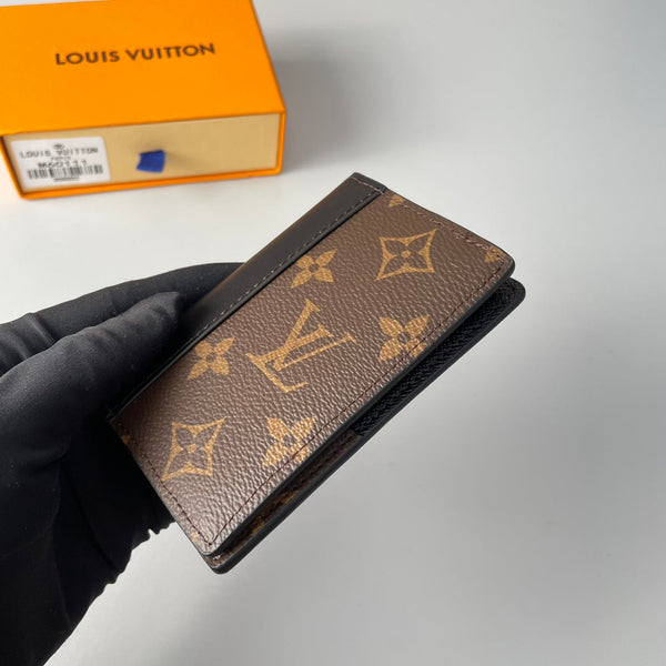 LV M60111 Pocket Organizer Cross Grain & Canvas 221646