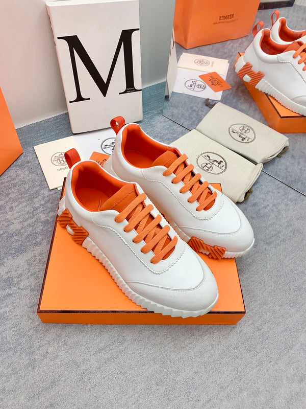 Sneaker HM Bouncing in pelle di agnello bianca 106429