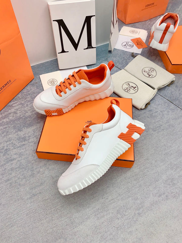 Sneaker HM Bouncing in pelle di agnello bianca 106429