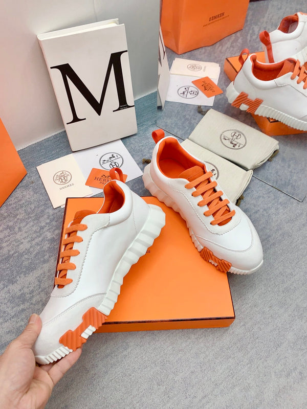 Sneaker HM Bouncing in pelle di agnello bianca 106429