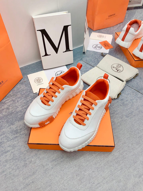 Sneaker HM Bouncing in pelle di agnello bianca 106429