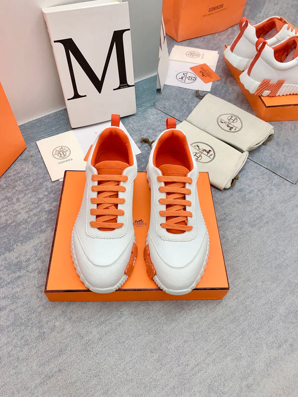 Sneaker HM Bouncing in pelle di agnello bianca 106429