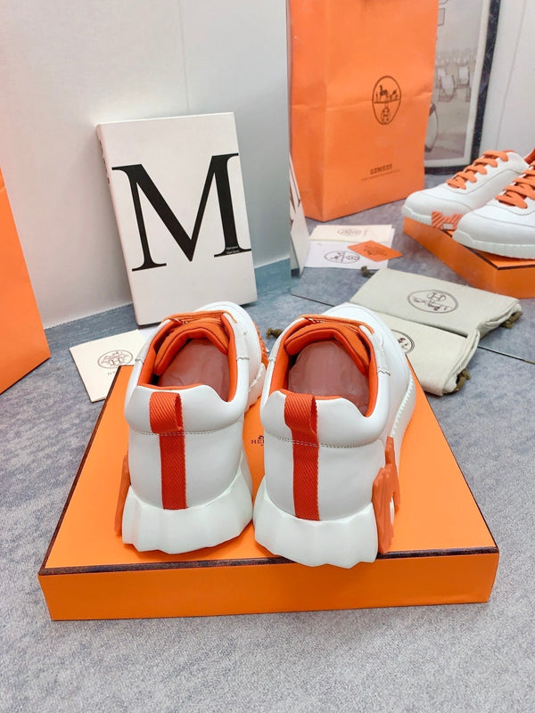 Sneaker HM Bouncing in pelle di agnello bianca 106429