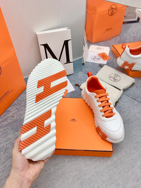 Sneaker HM Bouncing in pelle di agnello bianca 106429