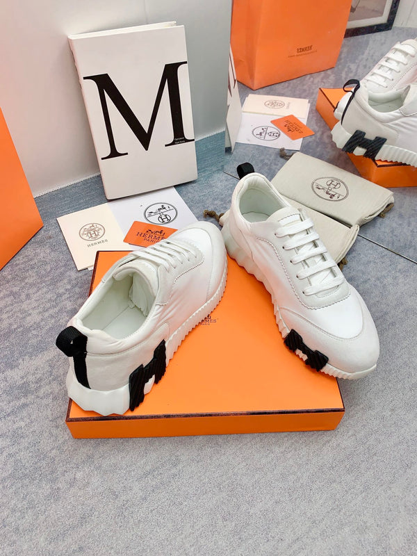 Sneaker HM Bouncing in pelle di agnello bianca 106431