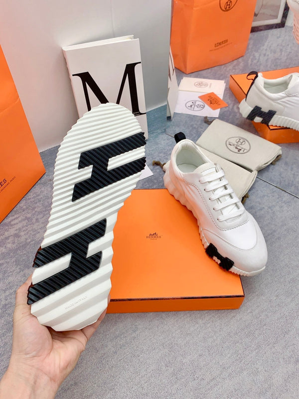 Sneaker HM Bouncing in pelle di agnello bianca 106431