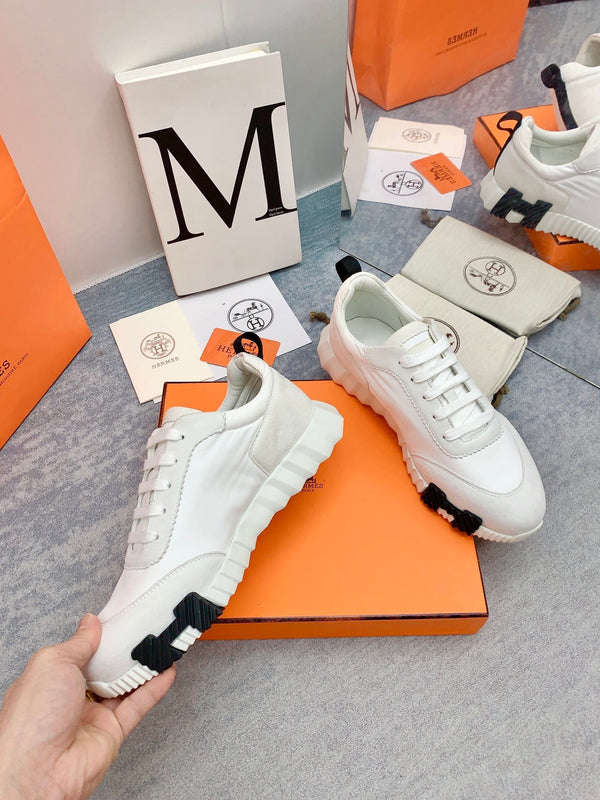 Sneaker HM Bouncing in pelle di agnello bianca 106431