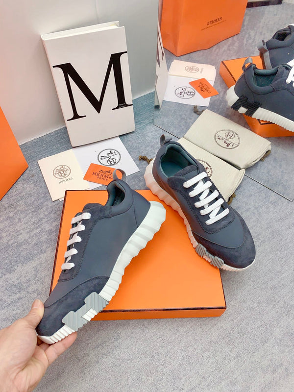 Sneaker HM Bouncing in pelle di agnello grigia 106433