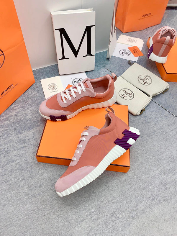 Sneaker HM Bouncing in tessuto rosa corallo 106441