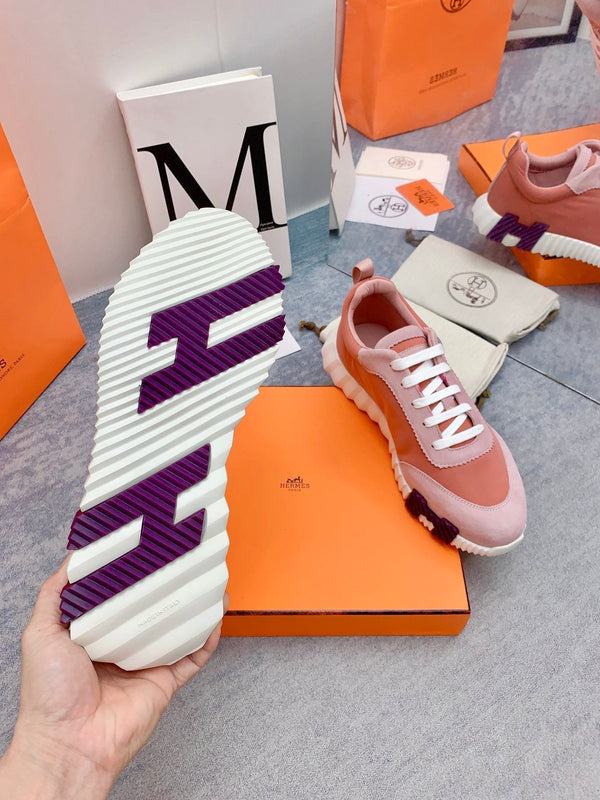 Sneaker HM Bouncing in tessuto rosa corallo 106441