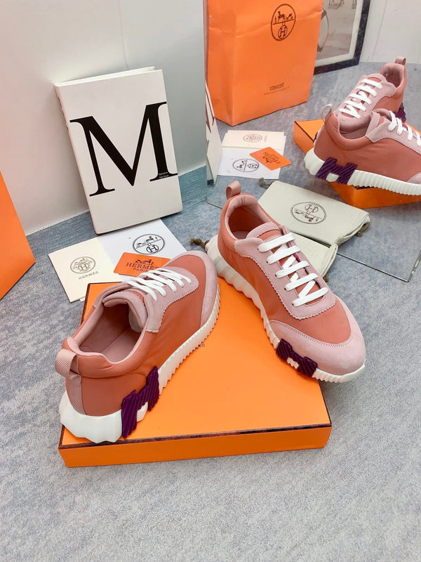 Sneaker HM Bouncing in tessuto rosa corallo 106441