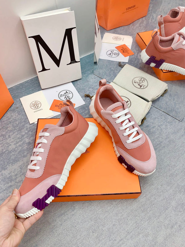 Sneaker HM Bouncing in tessuto rosa corallo 106441