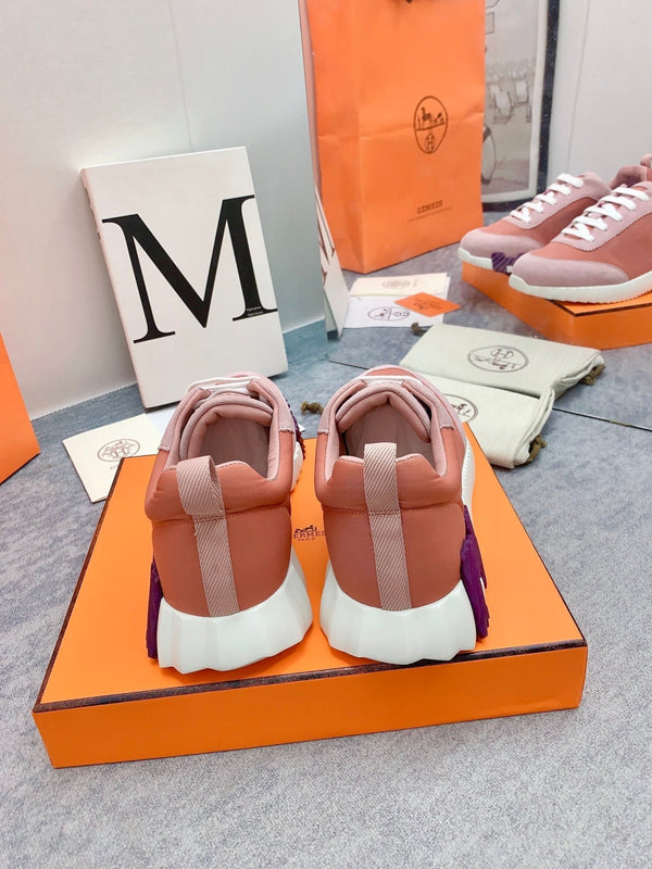 Sneaker HM Bouncing in tessuto rosa corallo 106441