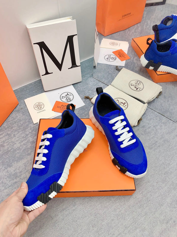 HM Bouncing Sneaker In Blue Mesh Fabric 106457