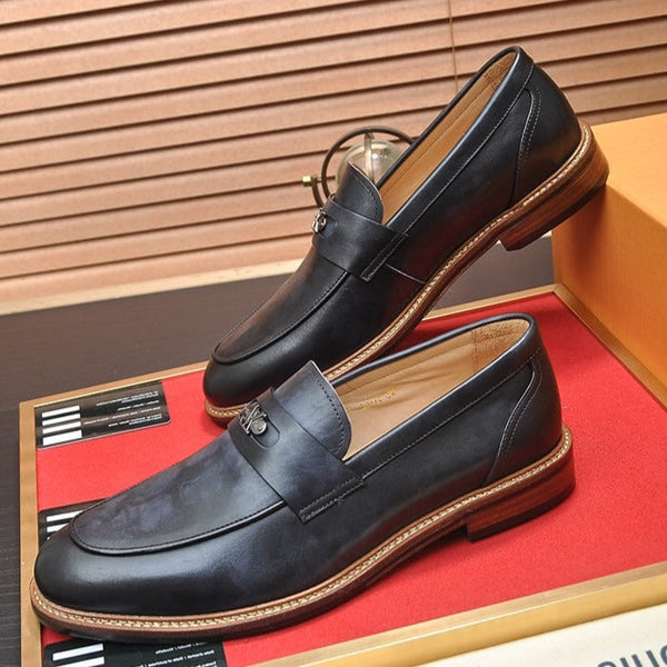 LV FLEX LOAFER IN BLACK CALFSKIN