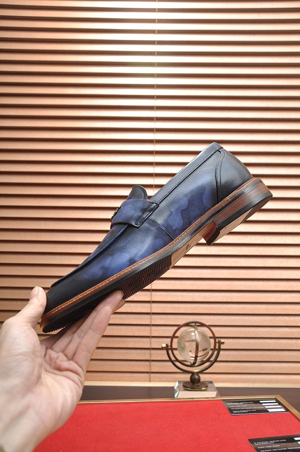 LV FLEX LOAFER IN CERULEAN BLUE CALFSKIN