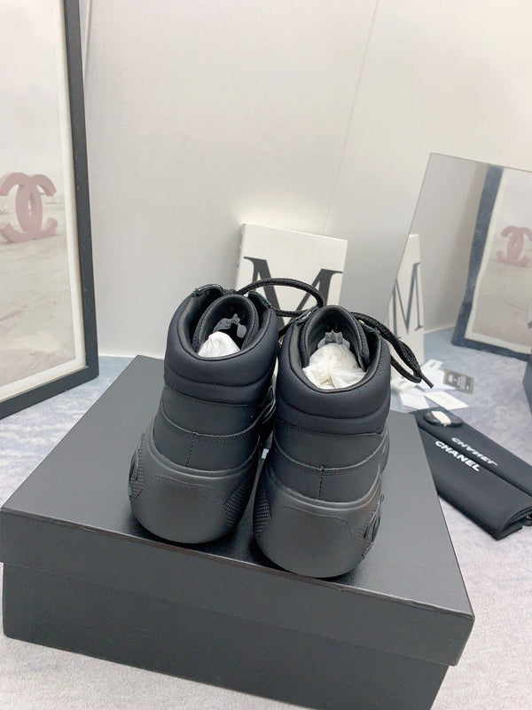 CC Sneaker Boots In Black Calfskin 148769