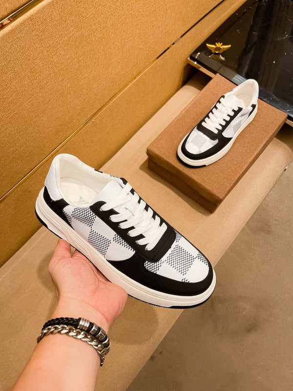 LV BEVERLY SNEAKER WHITE BLACK