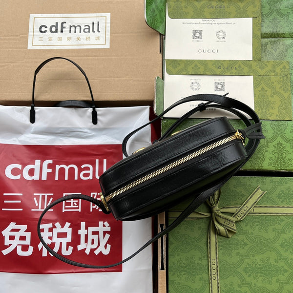 Gucci Horsebit 1995 Small Bag Black Leather 240124