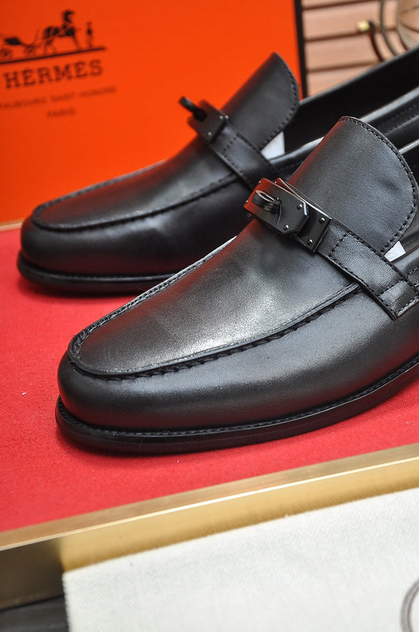 HM DESTIN LOAFER BLACK CALFSKIN