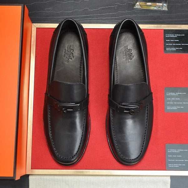 MOCASSINO HM DESTIN IN PELLE DI VITELLO NERA