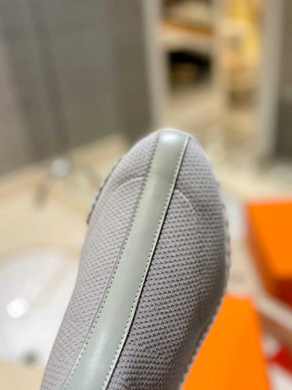 Sneaker HM Fun in tessuto a rete grigio e pelle di agnello 983002