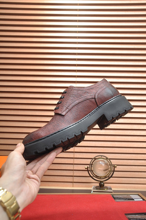 HM DANIEL TRAMPING SHOE CHESTNUT WRINKLE CALFSKIN