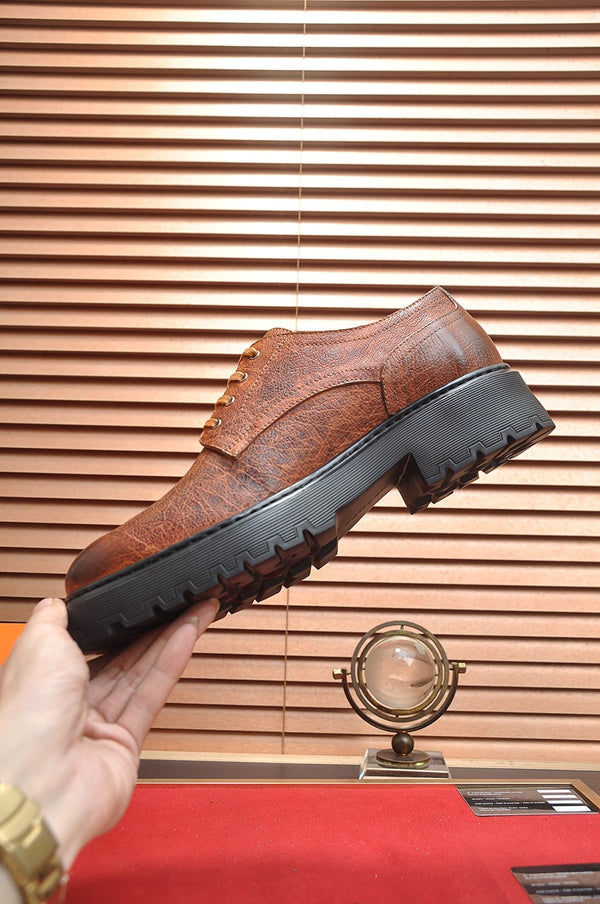 HM DANIEL TRAMPING SHOE BRONZE WRINKLE CALFSKIN