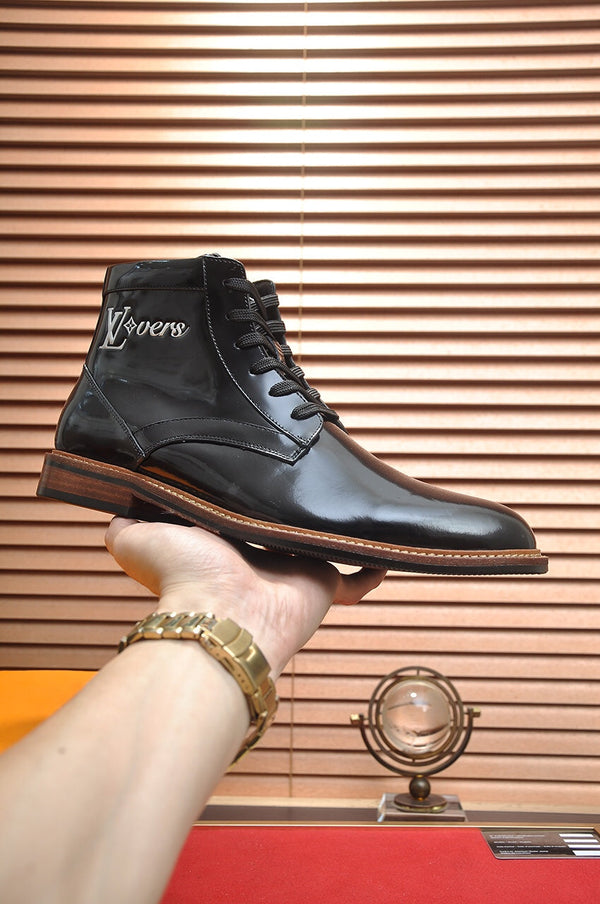 STIVALETTO LV IN PELLE DI VITELLO NERA LUCIDA