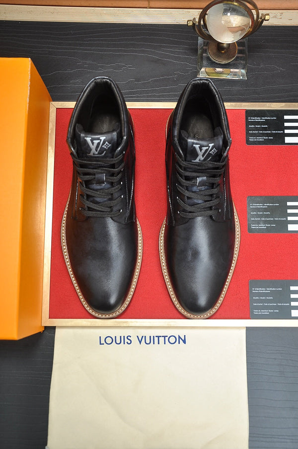 STIVALETTO LV IN PELLE DI VITELLO NERA