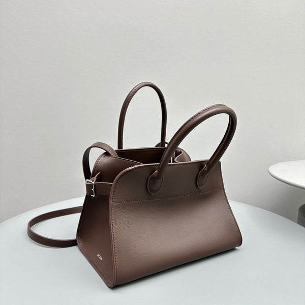 The Row Margaux 10 26cm Tote Bag In Smooth Calfskin