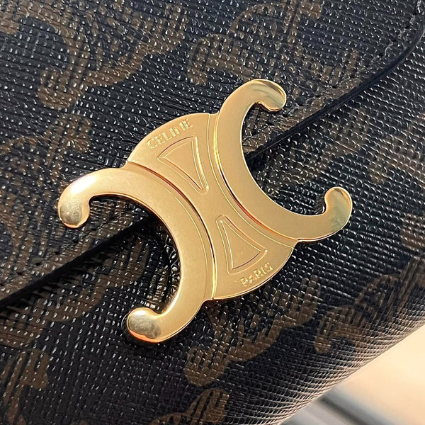 TRIOMPHE 10 CALFSKIN WALLET TAN