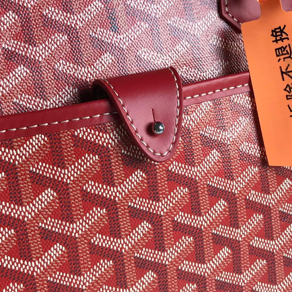 SAINT JEANNE BAG 35 IN CANNON PINK GOYARDINE CANVAS AND CALFSKIN