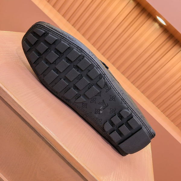 LV LOAFER IN BLACK MONOGRAM CALFSKIN