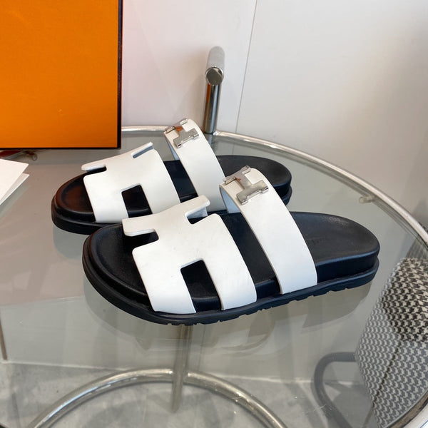 Sandalo Cyprus in pelle bianca