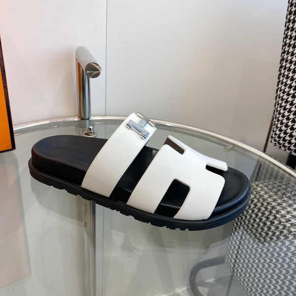 Sandalo Cyprus in pelle bianca