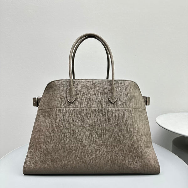 The Row Margaux 17 Taupe Calfskin