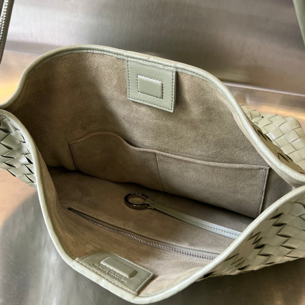 SARDINE HOBO 41 TRAVERTINO PELLE DI AGNELLO