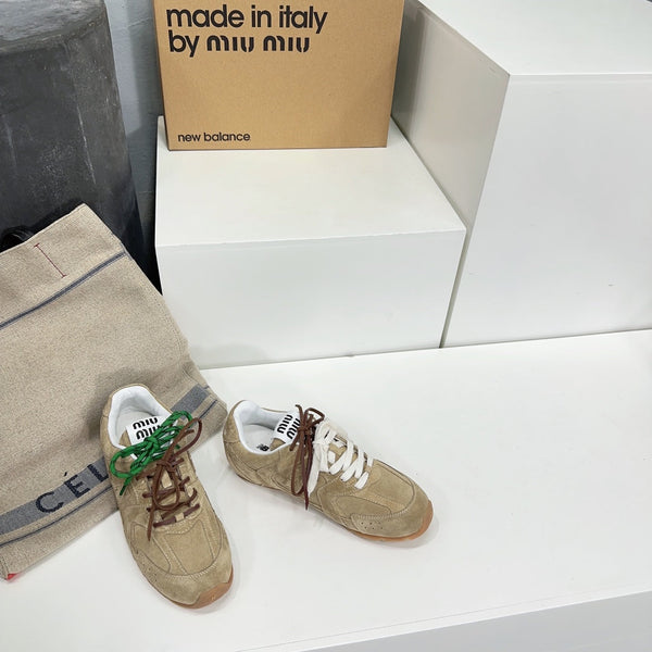 Sneaker Miu Balance 530 SL in pelle scamosciata