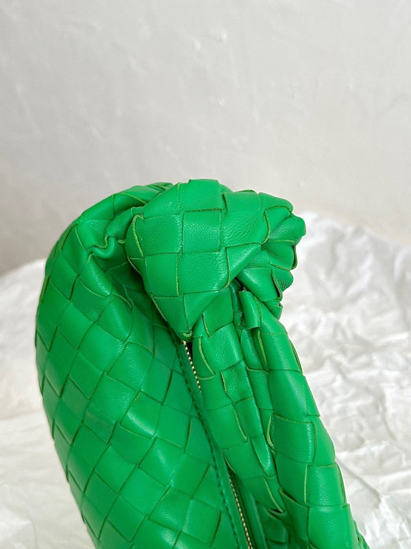 mini jodie 28 green lambskin