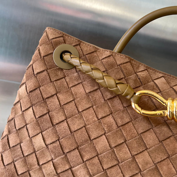 bv medium andiamo 32 brown suede