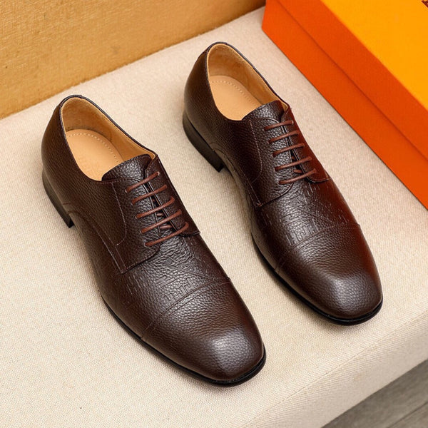 HM BALLY SCRIVANI PELLE DI VITELLO PECAN DIPINTA A MANO